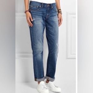 Madewell Distressed Slim Boy Jean Size 24